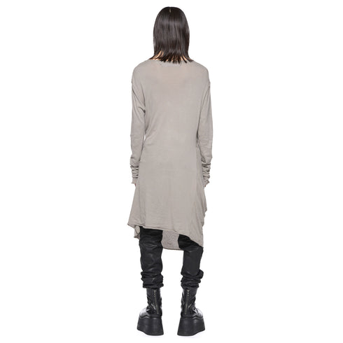 JULIUS 917CUM4 Cement / Drop Neck Drape Top